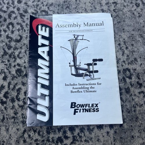 Bowflex ultimate assembly - bowflex,
